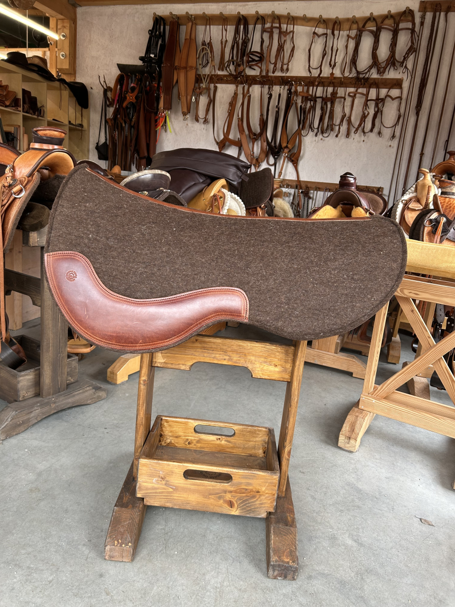 Sonderverkauf Wollfilzpad braun/cognac 32" x 32"